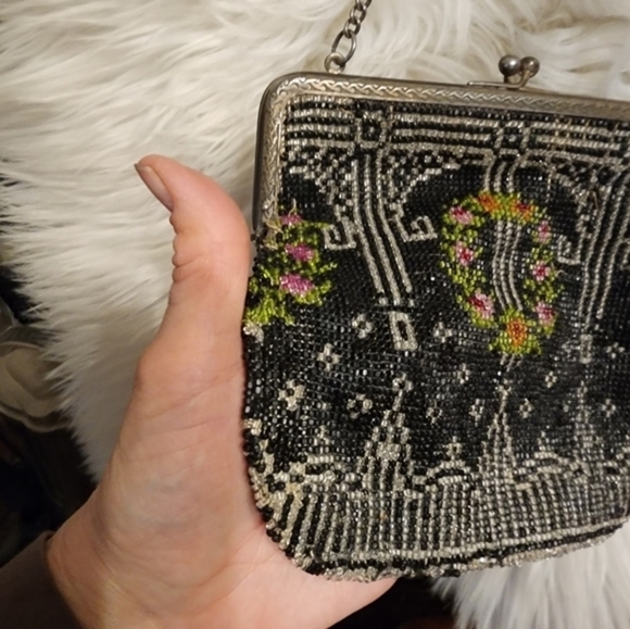 Vintage very beaded Deco‎ evening bag - Picture 14 of 14